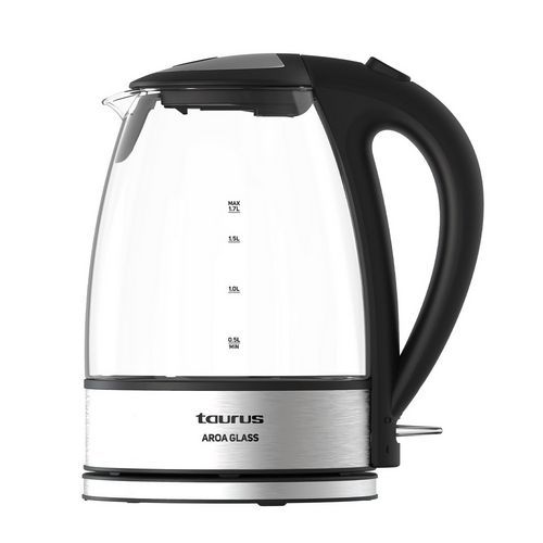 Taurus Bollitore In Vetro 2200 W 1,7 L Aroa Glass