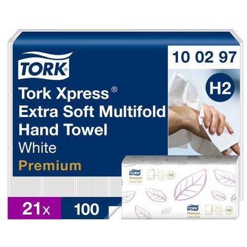 Tork Asciugamano Premium Interfold Morbidissimo 100297 2 Veli Numero: 2100 Foglio - Immagine 3