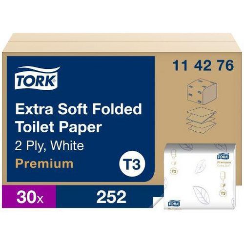 Tork Bianco Carta Igienica, Premium - Carta Igienica T3 (30 Pz.) - Immagine 2