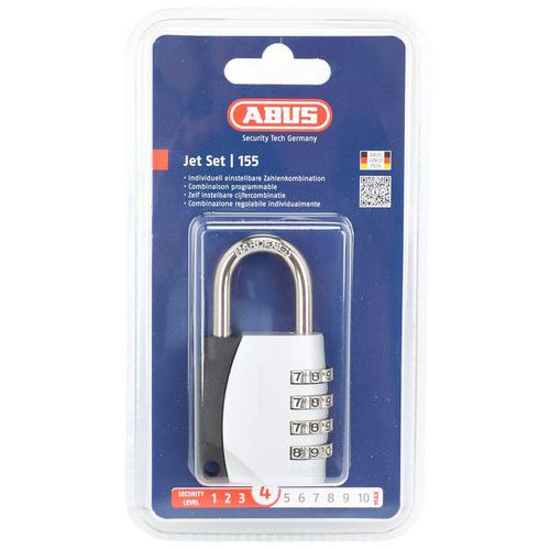 Abus Light Grey Lucchetto Con Combinazione Intercambiabile 40 Mm,