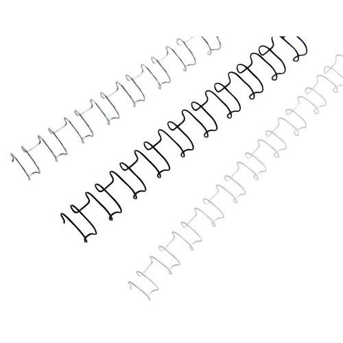 dorsi metallici a 21 anelli Diam. 6 mm nero,