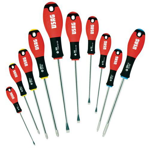 Serie 10 giraviti a taglio e c roce 322 SH10,