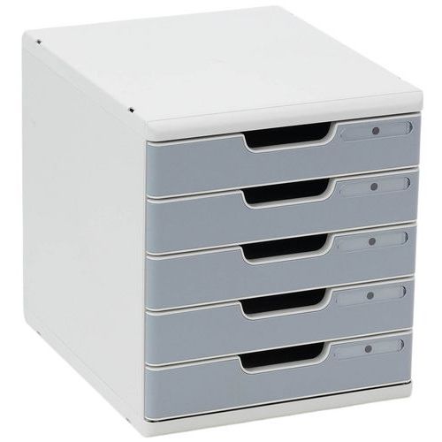 Exacompta Grigio Archiviazione Di Documenti, Modulo A4 - 5 Cassetti (A4) - Immagine 2