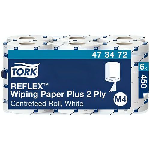 Tork Bianco Carta Detergente Reflex Plus M4, Carta Da Cucina, - Immagine 2