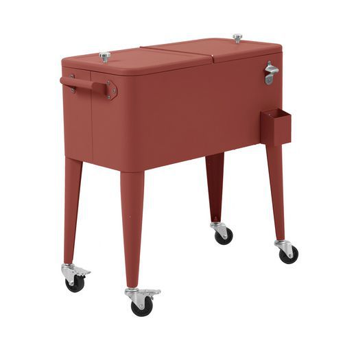 Veba Arancione/Scuro Borsa Frigo Con Rotelle Icy Terracotta,