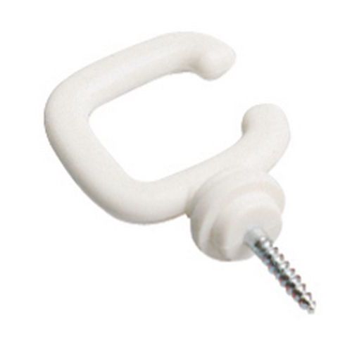Lotto di 10 Ganci Murali aperti Colore: bianco,