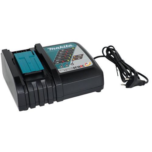 Carica Batterie MAKITA DC18RC LXT rapido litio 7,2V 18V ORIGINALE 240V 195584-2 - Immagine 7