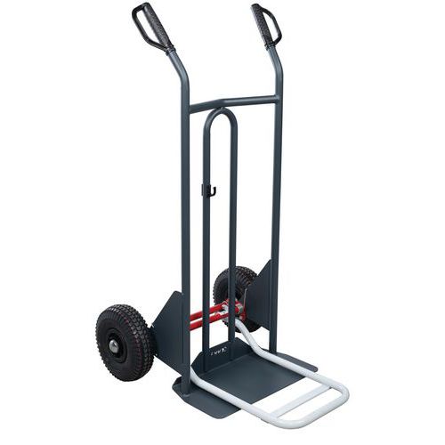 carrello 350 kg - ruota pneu - 1253x661x771,