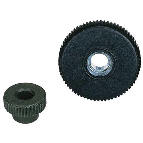 Pomello SN in poliammide D.42 - Inserto in acciaio M6,