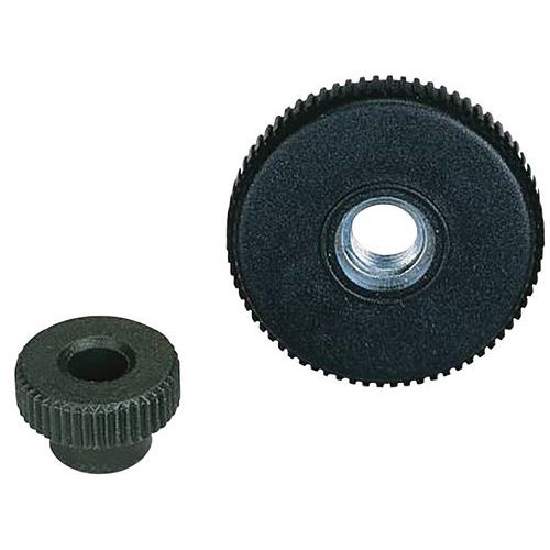 Pomello SN in poliammide D.25 - Inserto in acciaio M6,