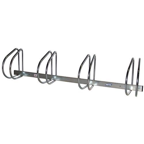 Portabiciclette da parete 90° - 4 posti,