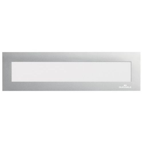 Portaetichette Duraframe® Magnetic Top Argento A4-Durable,