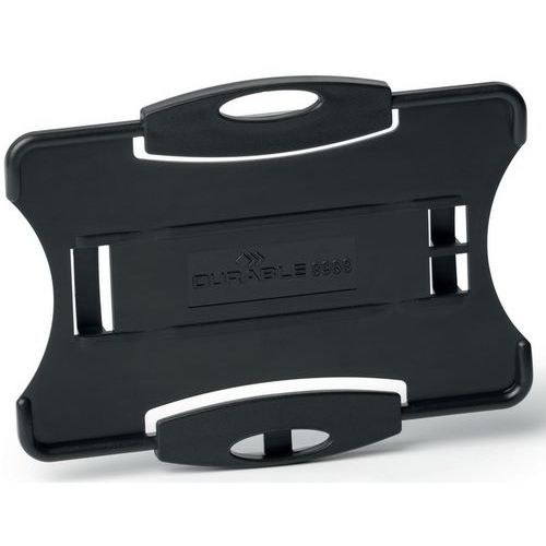 Porta-badge ECO per 1 tessera di sicurezza - Nero,