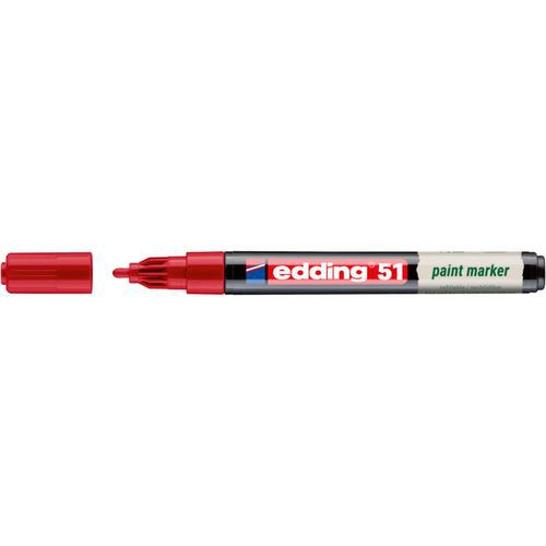 Edding Rosso 51 Ecoline 4-51-002 Marcatore A Vernice 1 Mm, 2 Mm - Immagine 3