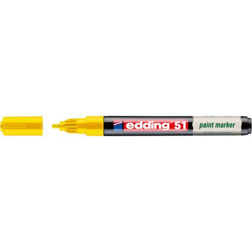 Edding Giallo 51 Ecoline 4-51-005 Marcatore A Vernice 1 Mm, 2 Mm - Immagine 3