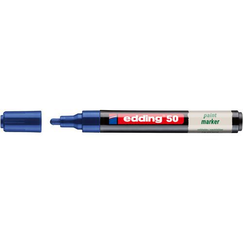 Edding Blu/Scuri Evidenziatori, 50 Ecoline Lackmarker Blau 2,0 - 3,0 Mm, 1 St. (1X) - Immagine 3