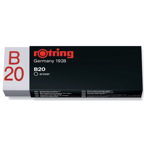 Lotto da 20 gomme Rapid-Eraser B20 - rOtring®,
