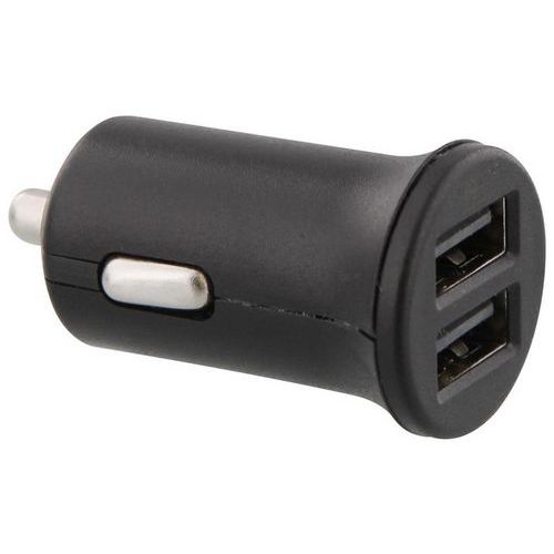 Caricatore accendisigari doppio USB 2,4A - Nero - T'nB,