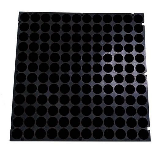 Matlast ignifugo M1 - 50x50 cm Pastiglia nera senza bordi,