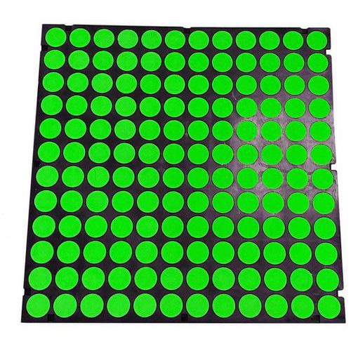 Matlast ignifugo M1 - 50x50 cm Pastiglia verde senza bordi,