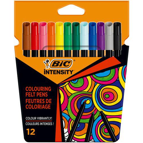 Pennarello colori Intensity punta fine-Colori assortiti-BIC,
