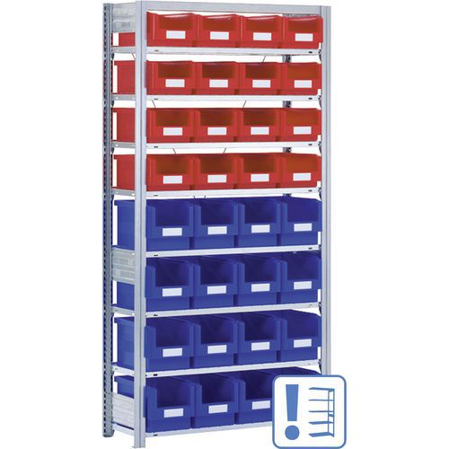 Scaffalatura con reggimensola,