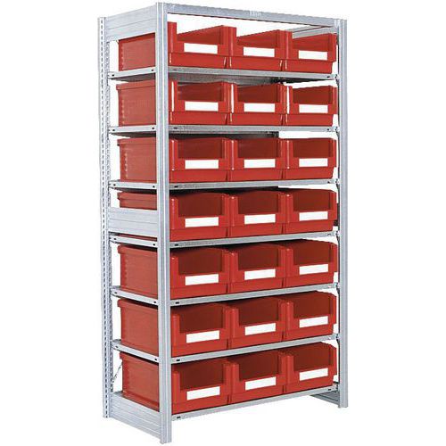 Scaffalatura fornita con 21 x SK5032,