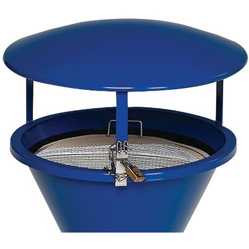 Copertura per posacenere a clessidra - Blu - VAR,