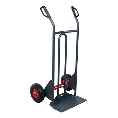 carrello 350 kg - ruota antif - 1253x661x553,