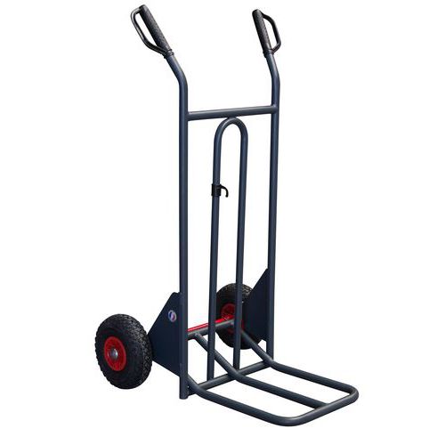 carrello 350 kg - ruota antif - 1250x661x806,