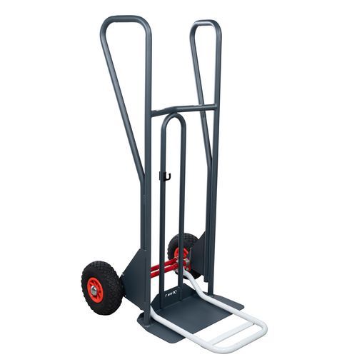 carrello 350 kg - ruota pneu - 1330x661x771,