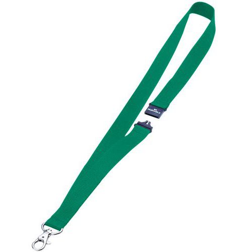 Conf 10 Lacci Tessuto Verde Per Badge,