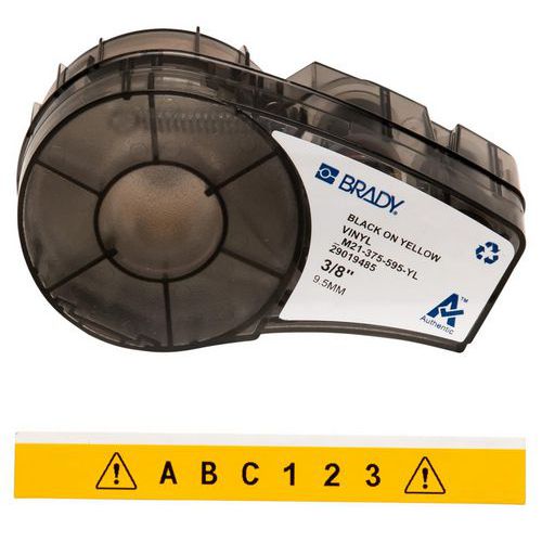 Etichette per M210 e M212 - 9,53mm x 6,40m - Giallo,