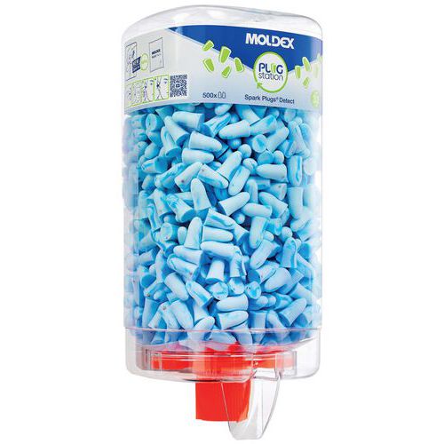 Dispenser per tappi per le orecchie Spark Plug® rilevabili,