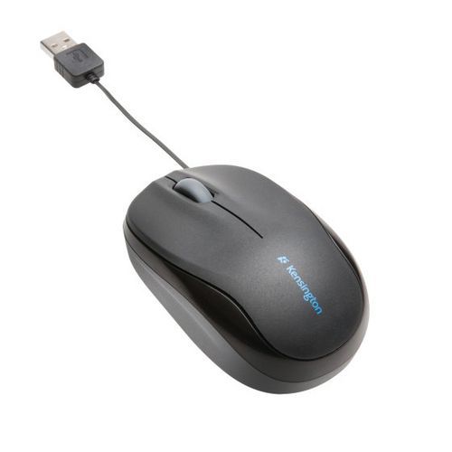 Mouse Pro Fit Kensington con filo riavvolgibile,