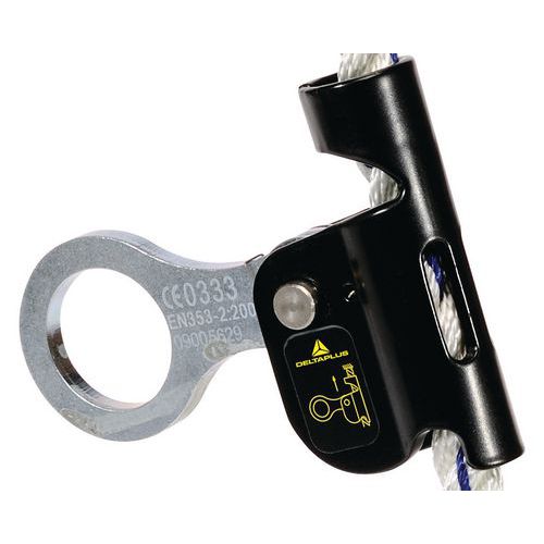 ANTICADUTA SCORREVOLE SU CORDA Ø 12 MM 10 M,