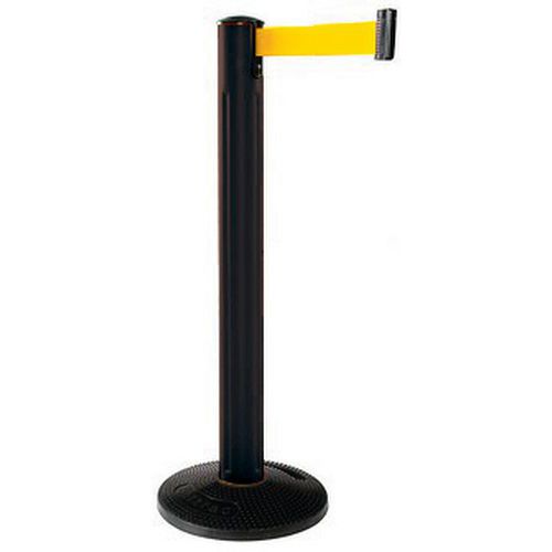 PALETTO DELIMITAZIONE ESTERNO NASTRO GIALLO PALETTO NERO,