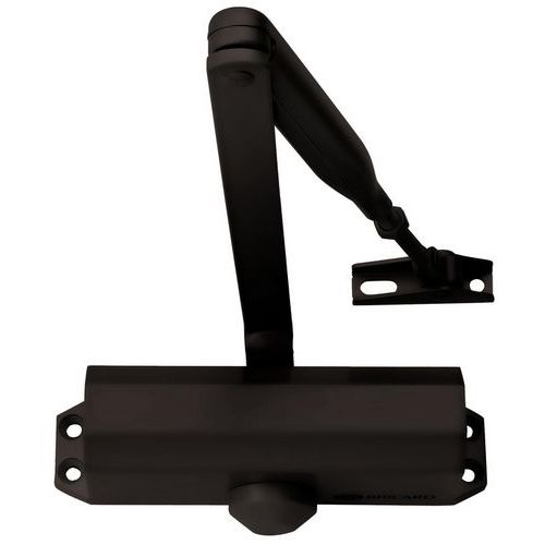 Chiudiporta 610 - Braccio a compasso - Forza 3 - Nero,