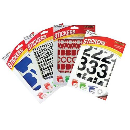 BUSTA NUMERI NOVADHESIF 60 MM BIANCO Bianco,