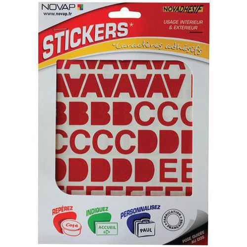 Busta di lettere adesive Novap 60 mm nero,