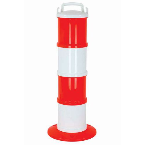 DELIMITAZIONE MODULABILE ARANCIO/BIANCO,