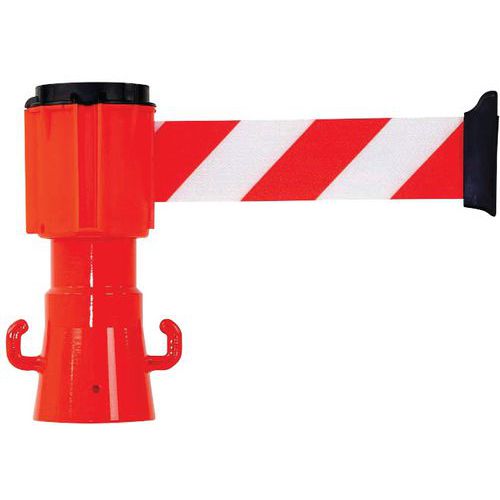 SVOLGITORE DI CINGHIA PER CONO 50MMX3M ROSSO/BIANCO,