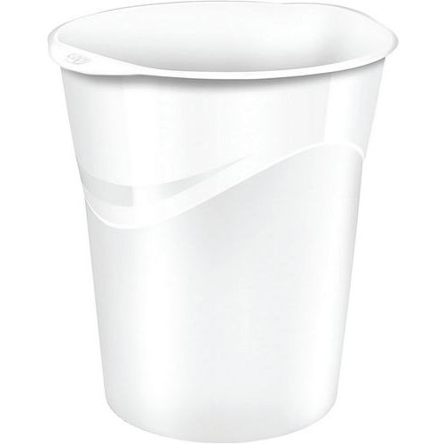 Cestino per la carta bianco - 14L - CEP,