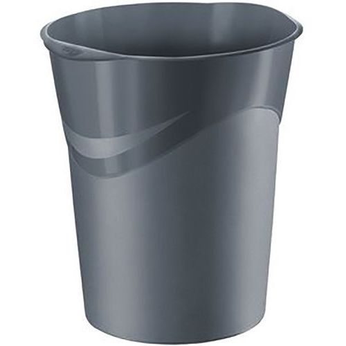 Cestino per la carta grigio tempesta - 14L - CEP,