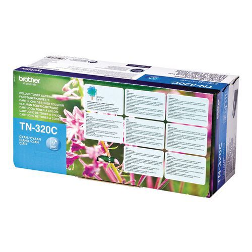 Toner - TN320 - Ciano - Brother,