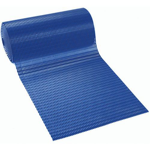 Griglia in PVC morbido Vynagrip, 60 cm x m, blu,