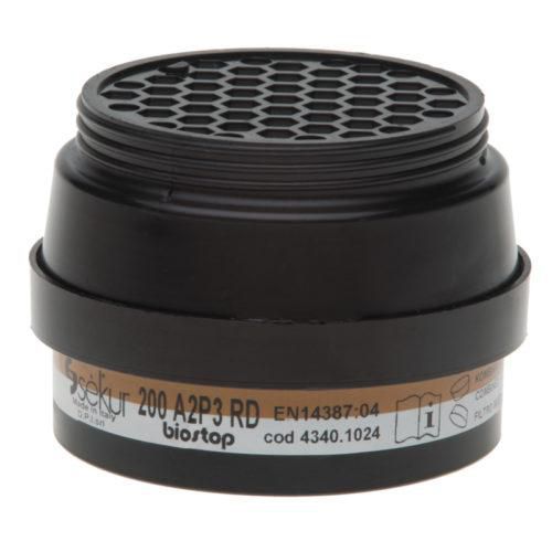 200 A2 P3 R D, gas e vapori organici-polveri, fumi e nebbie,