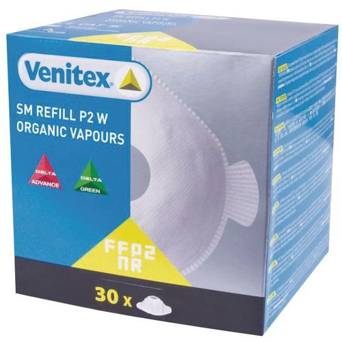 SCATOLA DA 30 FILTRI FFP2W SPIDER MASK,