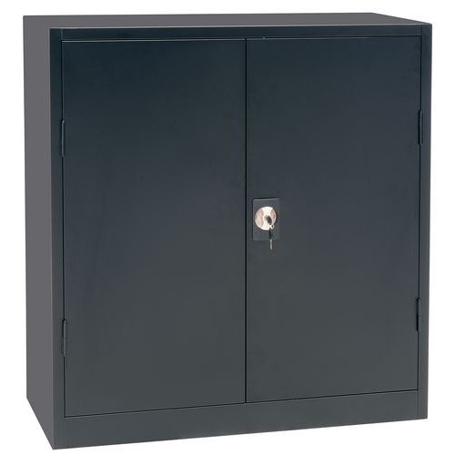 Armadio porta a battente 2000 100 x 106 cm nero,