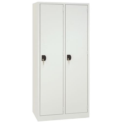 Armadietto 1 anta/2 colonne 600x500x1800 mm grigio,